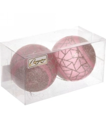 Набор украшений SHINE "Brilliant pattern" 8 см (2 шт.), rose pink