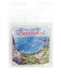 НЛО Магнит акрил Крым (6,5 * 6,5)  Береговое.