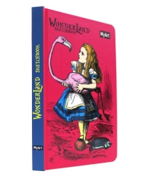 MyArt. СКЕТЧБУК "Wonderland sketchbook" АЛИСА С ФЛАМИНГО