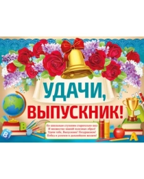 Удачи, выпускник!