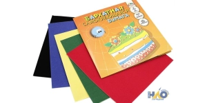 Бумага бархатная, с блеском, крафт