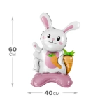 Заяц на подставке 60*40 см 00-00000614