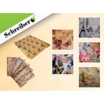 Подарочная бумага КРАФТ  75х51 см, 80 г., ассорти