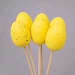 Яйца пасхальные на палочке, 5см, (6 шт./уп.)