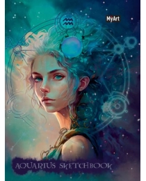 MyArt. СКЕТЧБУК "ЗНАКИ ЗОДИАКА" ВОДОЛЕЙ