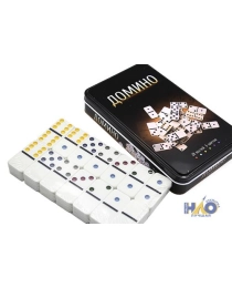 ИГРА НАСТОЛЬНАЯ ДОМИНО, DARLENS КОСТЬ КАМЕНЬ, В МЕТАЛЛИЧЕСКОЙ УПАКОВКЕ DL-DRL02528