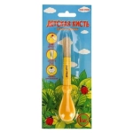 Детская кисть щетина круглая 1 шт (НК-2924) кратно 25 Детская кисть щетина круглая 1 шт (НК-2924) кратно 25