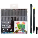 НАБОР КАПИЛЛЯРНЫХ РУЧЕК, DEVENTE «DROPS ART», (36), 36 ЦВЕТОВ, АССОРТИ ЦВЕТОВ, 0,4ММ, ПИШУЩИЙ УЗЕЛ И НАБОР КАПИЛЛЯРНЫХ РУЧЕК, DEVENTE «DROPS ART», (36), 36 ЦВЕТОВ, АССОРТИ ЦВЕТОВ, 0,4ММ, ПИШУЩИЙ УЗЕЛ И