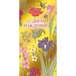 Конверт для денег "С днем рождения!" 7.0000635