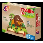 КРАСКА ГУАШЕВАЯ, ЛУЧ «ZOO, МИНИ», 12 ЦВЕТОВ, 15 МЛ, КАРТОННАЯ КОРОБКА КРАСКА ГУАШЕВАЯ, ЛУЧ «ZOO, МИНИ», 12 ЦВЕТОВ, 15 МЛ, КАРТОННАЯ КОРОБКА