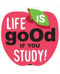 Украшение на скотче "Life is good if you study!" 079.367