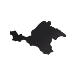 НЛО Магнит Полуостров Крым Вырубной с золотым тиснением 00002