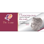 ПЛАСТИЛИН, ЛУЧ «DE LUXE», 1 ЦВЕТ, БЕЛЫЙ, 500 ГР, СКУЛЬПТУРНЫЙ ПЛАСТИЛИН, ЛУЧ «DE LUXE», 1 ЦВЕТ, БЕЛЫЙ, 500 ГР, СКУЛЬПТУРНЫЙ