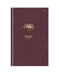 Ежедневник недатированный А5, 136л., 7БЦ BG "Steampunk. Heart", матовая ламинация, выб. лак