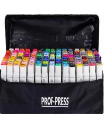 Маркеры для скетчинга двуст COLORFUL TONES 120шт. (МП-7950) скош/пул након,блендер в компл