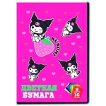 БУМАГА ЦВЕТНАЯ, НЕМЕЛОВАННАЯ, ОДНОСТОРОННЯЯ, А4, 16 Л, 8 ЦВЕТОВ CENTRUM &laquo;KUROMI&raquo;, СКОБА