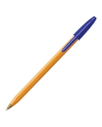 РУЧКА ШАРИКОВАЯ, BIC «ORANGE», СИНИЙ, 0,8ММ, ПИШУЩИЙ УЗЕЛ ПУЛЕВИДНЫЙ