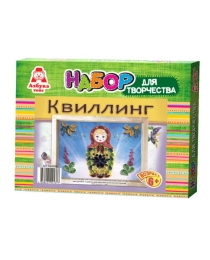 КВ-0008 Квиллинг-панно "Матрешка" (20/1)