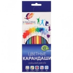 КАРАНДАШИ ЦВЕТНЫЕ ШЕСТИГРАННЫЕ "КЛАССИКА" 12 ЦВЕТОВ (ДЕРЕВЯННЫЕ) КАРАНДАШИ ЦВЕТНЫЕ ШЕСТИГРАННЫЕ "КЛАССИКА" 12 ЦВЕТОВ (ДЕРЕВЯННЫЕ)