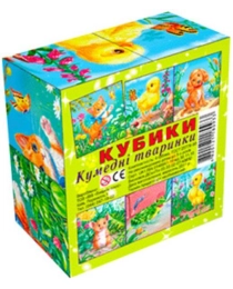 Соболь Энергия плюс Кубики 4шт Забавные животные