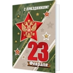 2-70-23166А С праздником! 23 Февраля ( РФ ) 2-70-23166А С праздником! 23 Февраля ( РФ )