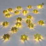 Гирлянда д/дома "Золотая снежинка" 4м 20 ламп LED, 6,3 см прозр.пров.,1 реж, IP-20, Теплый белый (соединение) Гирлянда д/дома "Золотая снежинка" 4м 20 ламп LED, 6,3 см прозр.пров.,1 реж, IP-20, Теплый белый (соединение)