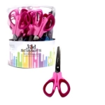 НОЖНИЦЫ ДЕТСКИЕ, DARLENS &laquo;KID SCISSORS&raquo;, 13 СМ, НЕРЖАВЕЮЩАЯ СТАЛЬ, ЗАКРУГЛЕННЫЕ КОНЦЫ, АССОРТИ