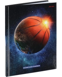 ЗАПИСНАЯ КНИЖКА А5 80л., КОСМИЧЕСКИЙ БАСКЕТБОЛ - 2 (80-6733) (широкие,перепл.7БЦ, гл.л, цв.мел.обл.)
