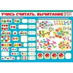 Учись считать. Вычитание (Пиши-стирай) 070.890