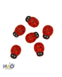 Божья коровка декоративная 1,8х2,5см (20 шт./уп.) Ч05155