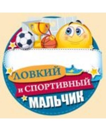 Медаль "Ловкий и спортивный мальчик" 55,624,00