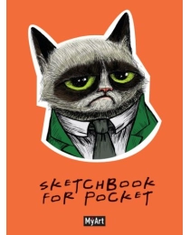 MyArt. Sketchbook for Pocket. Грустный котик