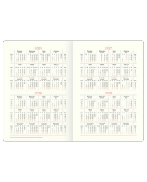 Ежедневник недатированный А5, 136л., 7БЦ BG "Magic comes", отд. фольгой, на резинке