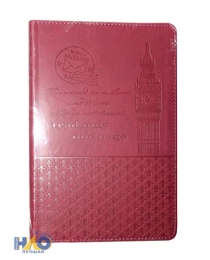 TМ"Collezione"ЗАПИСНАЯ КНИГА  А5 144л. ВЫСОКАЯ БАШНЯ, ФИОЛЕТОВАЯ-2 (144-5763)кожзам,тисн,бл в точку