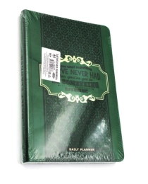 TМ"Collezione"ЗАПИСНАЯ КНИГА  А5 144л. КРЫЛАТОЕ ИЗРЕЧЕНИЕ,ЗЕЛЕНАЯ-1 (144-5768)кожзам,тисн,бл в точку
