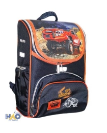 РАНЕЦ "DEVENTE. MINI. OFFROADER" ШКОЛЬНЫЙ ЖЕСТКИЙ 35X26X20 СМ, ВЕС 800 Г, 1 ОТДЕЛЕНИЕ НА ЗАМКЕ С КАРМАНОМ ДЛЯ УЧЕБНИКОВ, 1 ПЕРЕДНИЙ КАРМАН, 2 БОКОВЫХ 