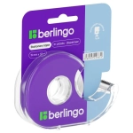 Клейкая лента 19мм*33м, Berlingo, прозрачная, в пластиковом диспенсере, европодвес FSk_19331 Клейкая лента 19мм*33м, Berlingo, прозрачная, в пластиковом диспенсере, европодвес FSk_19331