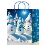 Новый Год 521/522/523/524/525 mix XL25 Пакет подарочный ламинированный (324*445*102) Детский