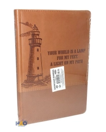 TМ"Collezione"ЗАПИСНАЯ КНИГА  А5 144л. МАЯК, КОРИЧНЕВАЯ-2 (144-5771) кожзам,тисн,бл в точку