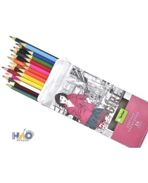 DARLENS Карандаши 24 цв FASHION GIRL.DL-H4G0008