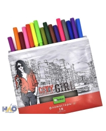 DARLENS Фломастеры 18 цв FASHION GIRL.DL-H4G00015