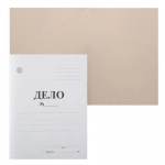 Обложка Дело, DOLCE COSTO, А4, немелованный картон, 220 г/м², белый