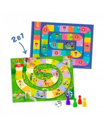 Игра-ходилка с фишками для малышей 2в1. Эмоции+Уроки вежливости. 42х29,7 см. ГЕОДОМ (ISBN нет)