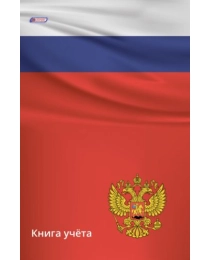 Книга учёта. А4, клетка, 96 л. «Россия», AR-7019-96, 7БЦ