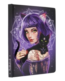 БЛОКНОТ ТОЧКАБУК Witch Girls. ВЕДЬМОЧКА С КОТОМ