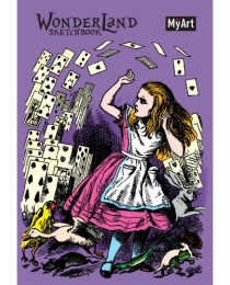 MyArt. СКЕТЧБУК "Wonderland sketchbook" АЛИСА
