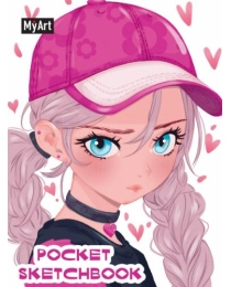 MyArt. Pocket СКЕТЧБУК. ДЕВУШКА В КЕПКЕ