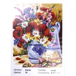 Живопись по номерам 30*40см ЦВЕТЫ S 771