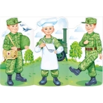 Плакат "Мед. брат, повар, пехотинец" 84898