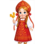 Плакат "Девочка с леденцом" 90001667 Плакат "Девочка с леденцом" 90001667